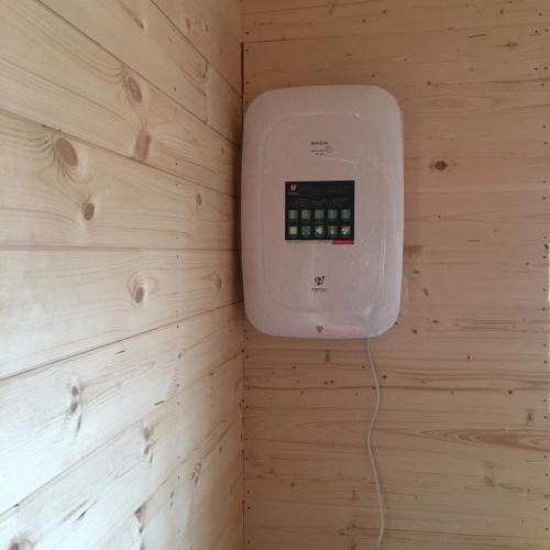 Установка 4-х Рекуператоров Blauberg Winzel Expert RA1-50 P и Приточно-очистительного комплекса BREZZA