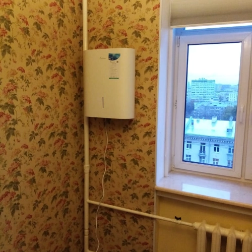 Монтаж AIRNANNY A7 BabyCare HEPA H13, Москва, Проспект мира